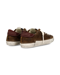 philippe-model-prsx-sneaker-herren-braun-bordeaux image 2