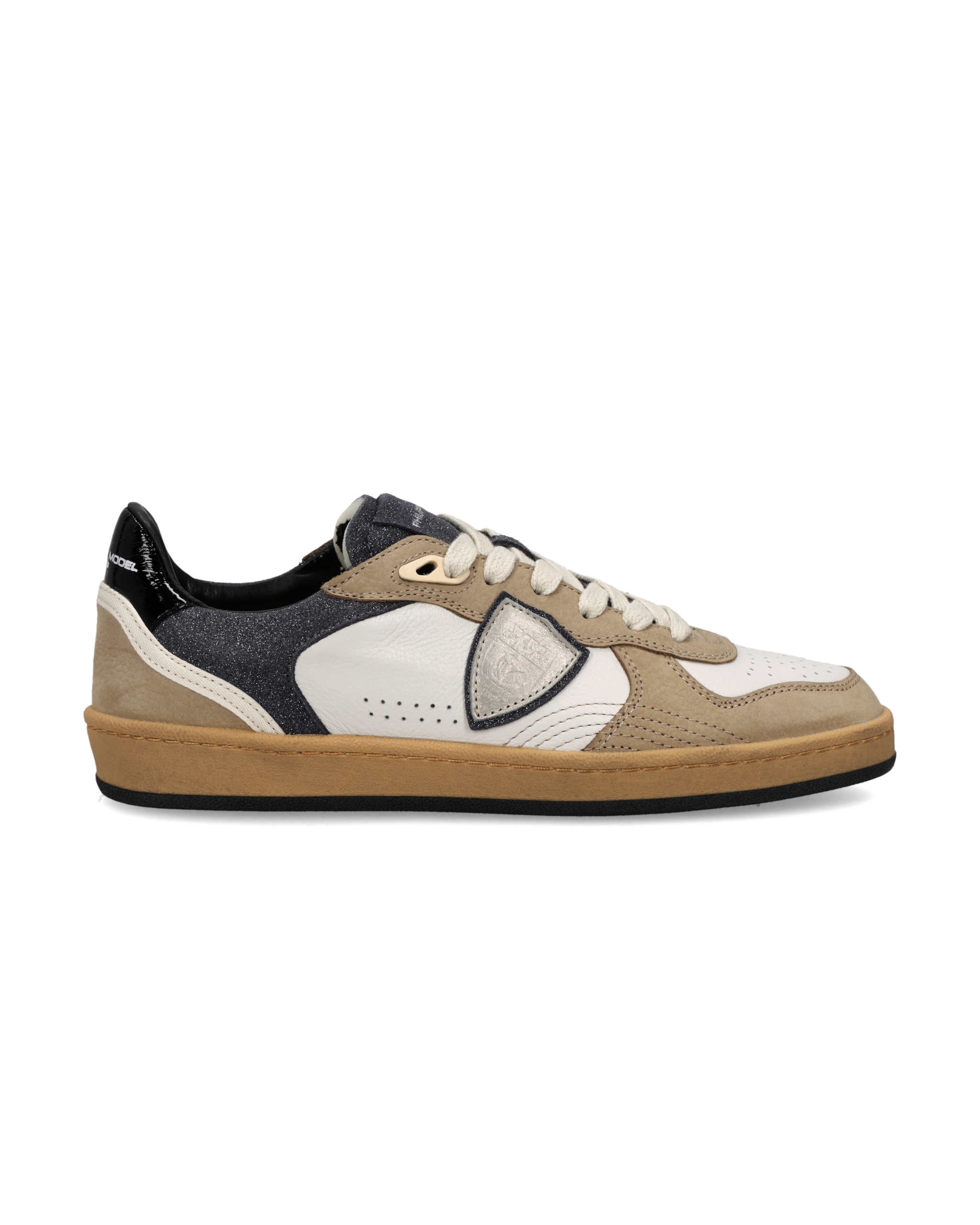 philippe-model-pgal-damen-sneaker-wei-schwarz-grau image 1