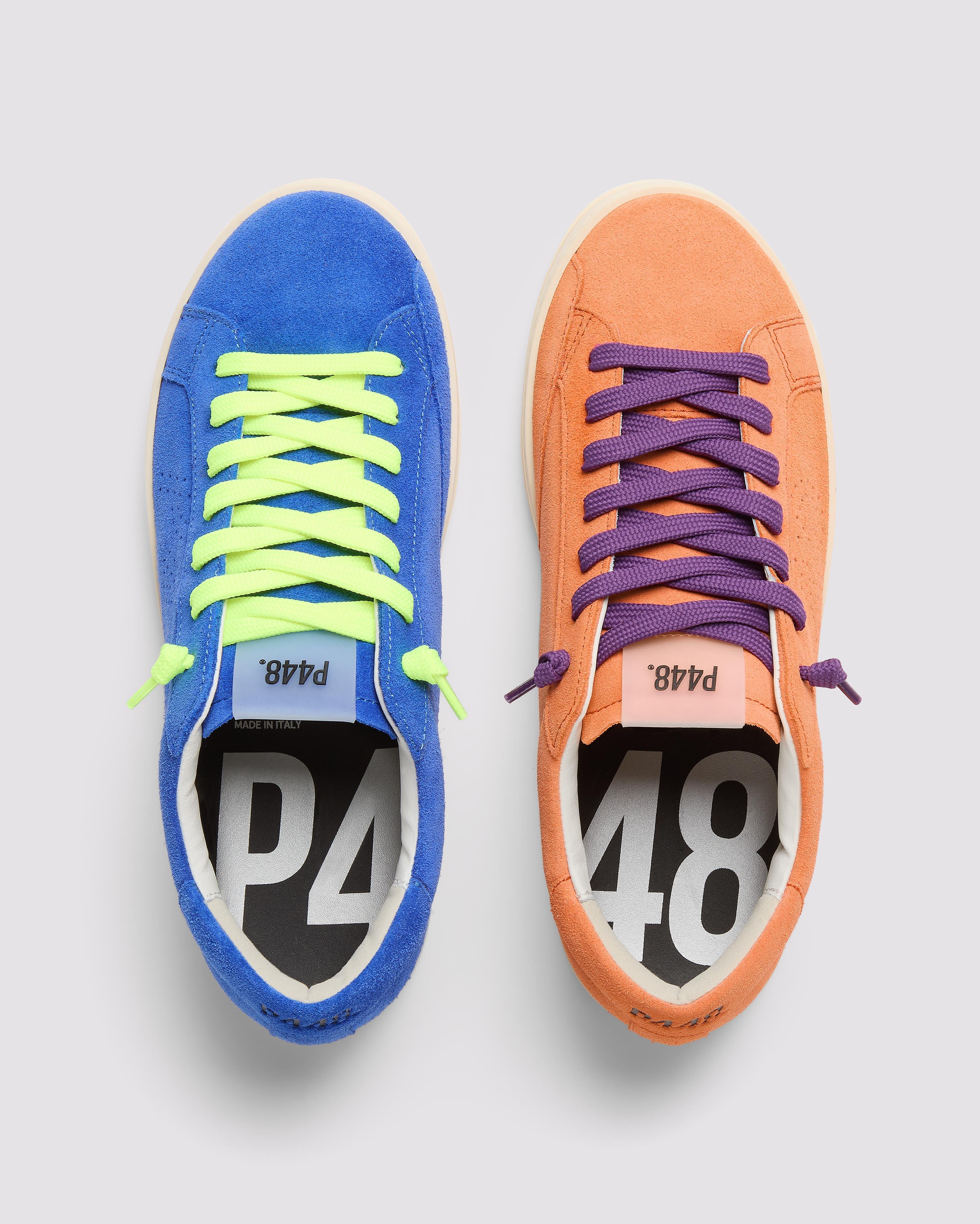 p448-john-kaleidoscope-spritz-low-top-sneaker-blau-orange image 2