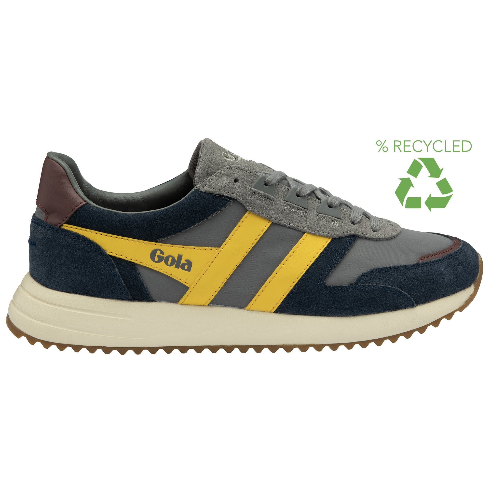 gola-chicago-herren-sneaker-grau-navy-gelb-retro-jogger image 1