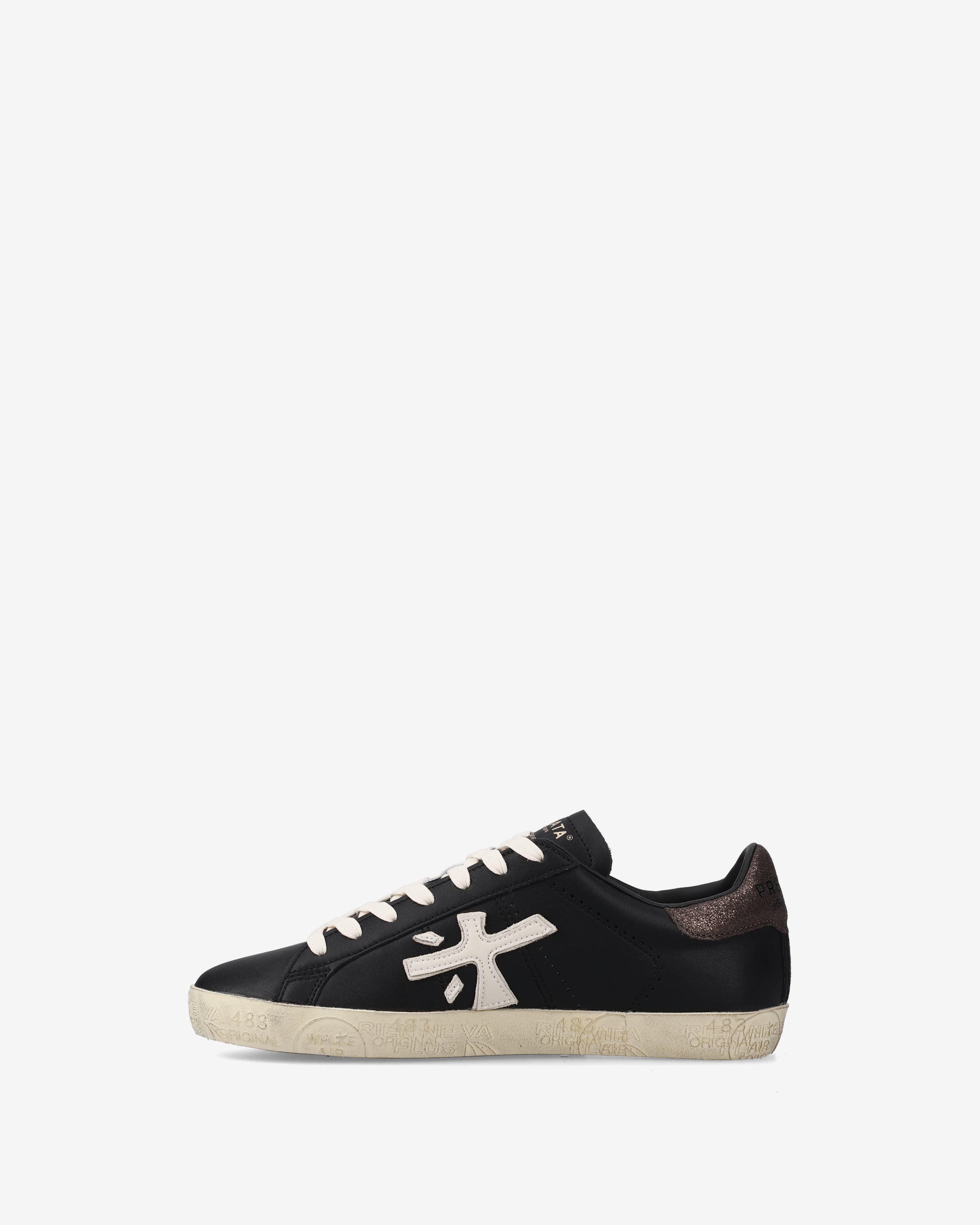 premiata-stevend-7603-sneaker-leder-suede-schwarz-panna-bronze image 3