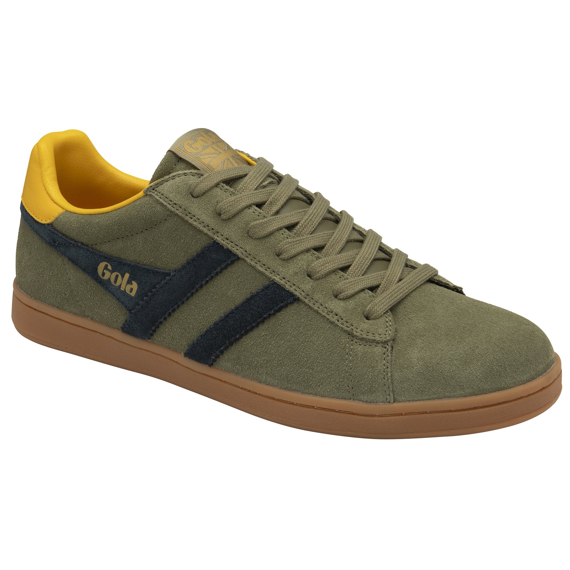 gola-equipe-ii-wildleder-sneaker-herren-khaki-navy image 2