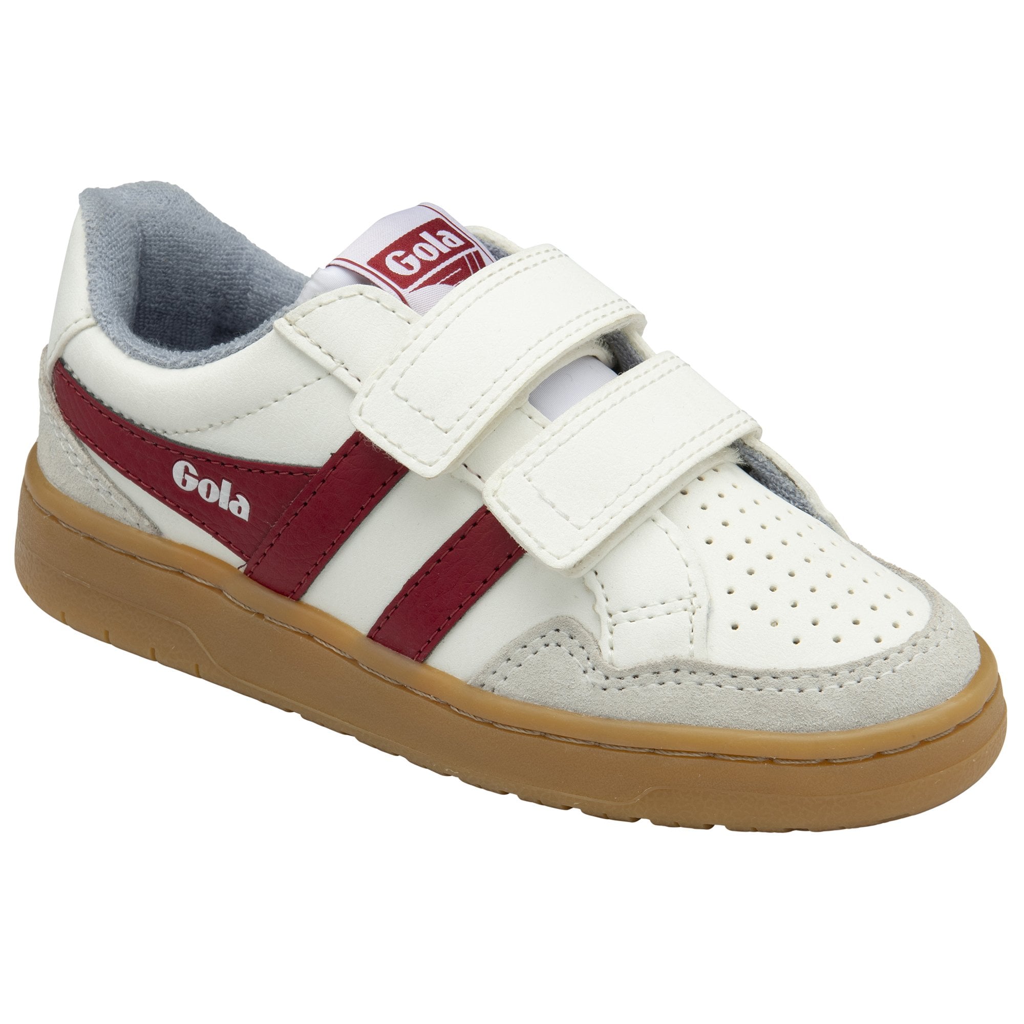 gola-eagle-strap-sneaker-f-r-kinder-wei-dunkelrot image 2