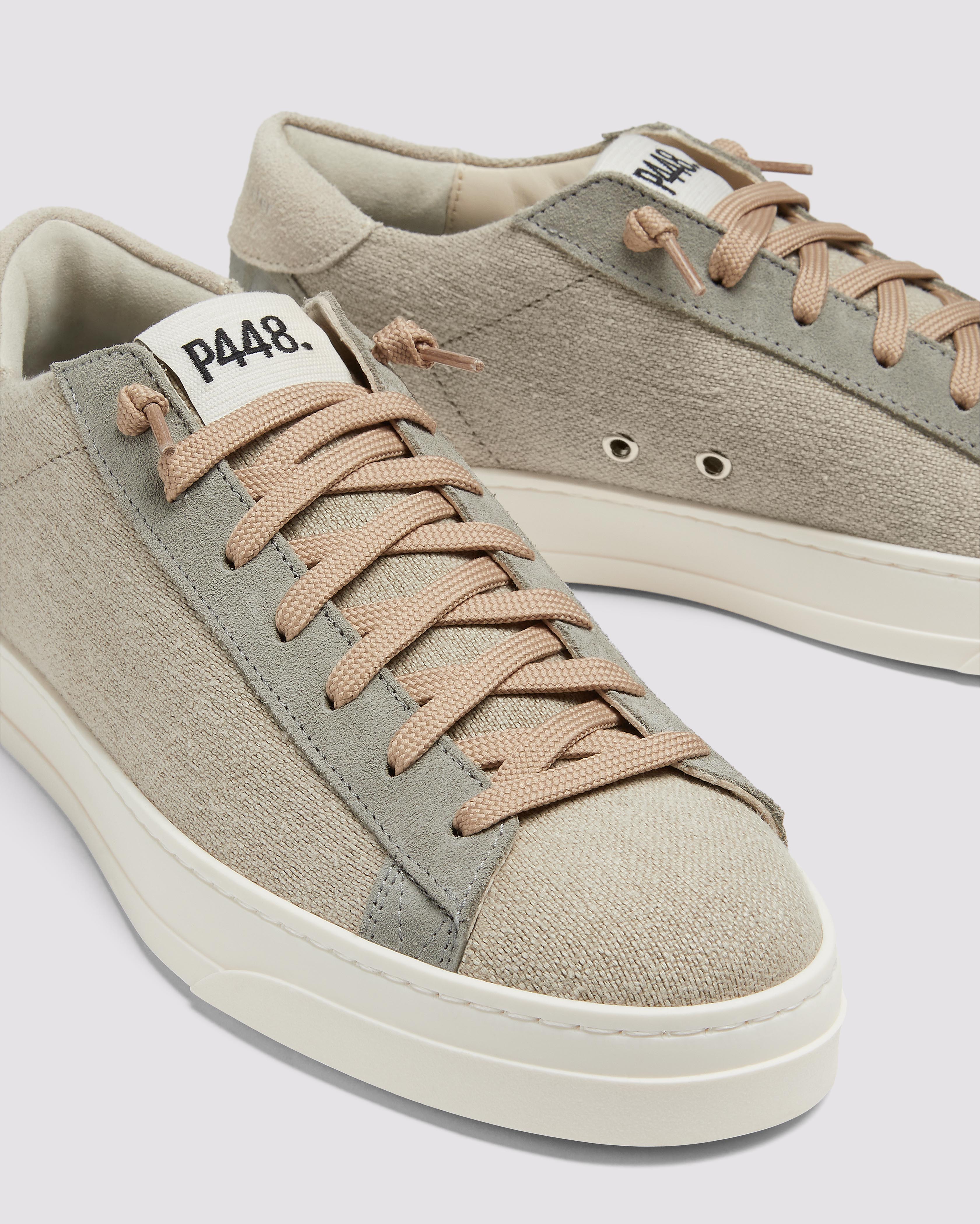 p448-jack-herren-sneaker-canvas-beige image 4