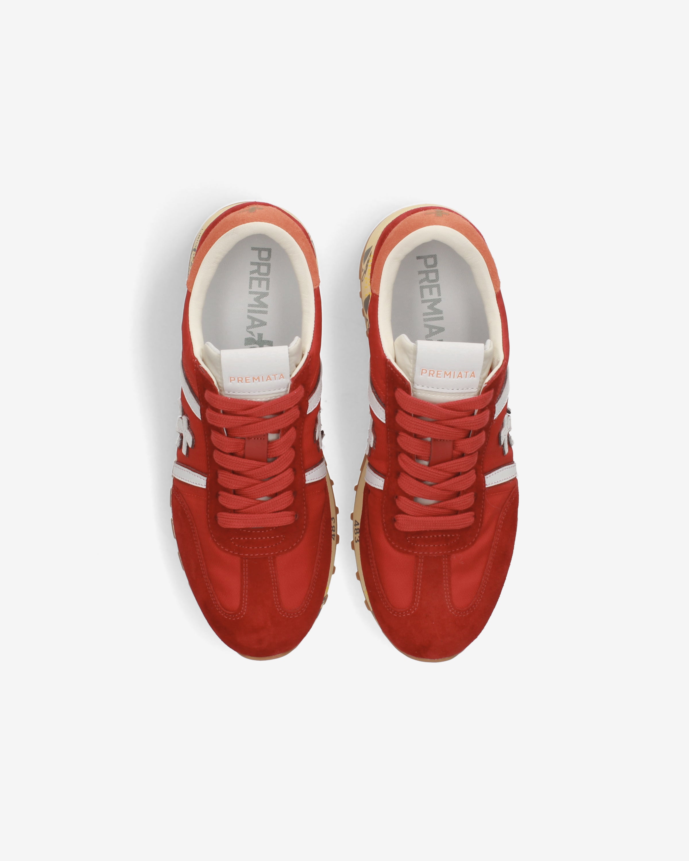 premiata-lucyd-0-1-8142-damen-herren-sneaker-rot-retro-running image 6