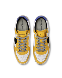 philippe-model-pgal-sneaker-herren-wei-gelb-blau image 5