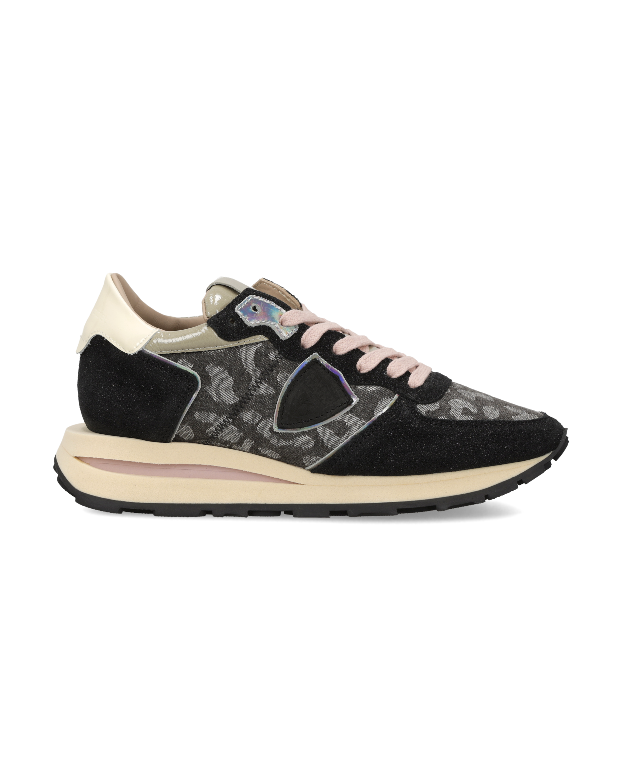 philippe-model-tropez-haute-damen-sneaker-schwarz-grau image 1