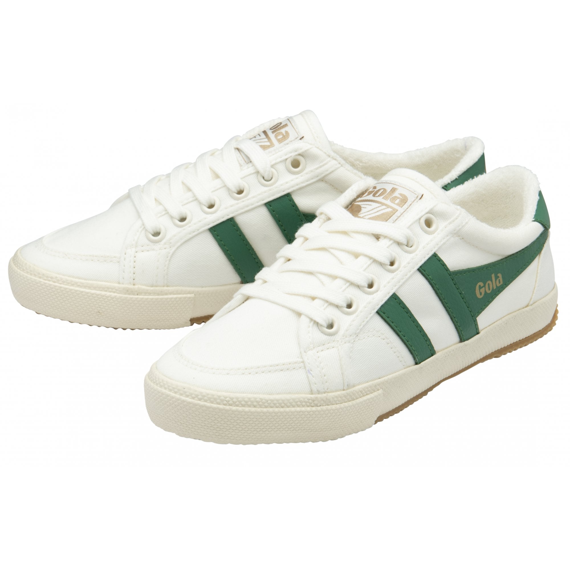 gola-stratus-plimsoll-sneaker-f-r-damen-cremewei-smaragdgr-n image 3