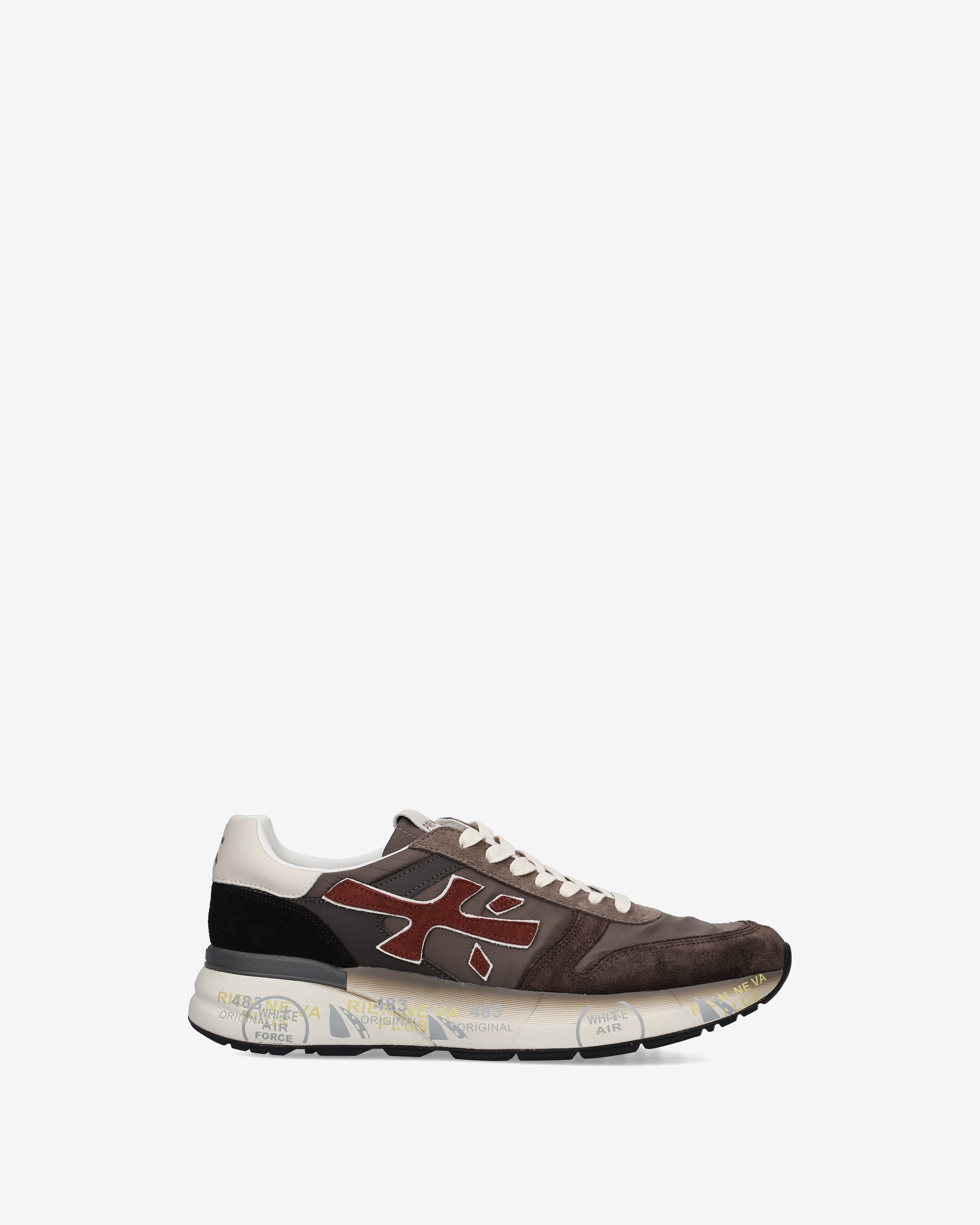 premiata-mick-7714-sneaker-braun-schwarz-herren image 1