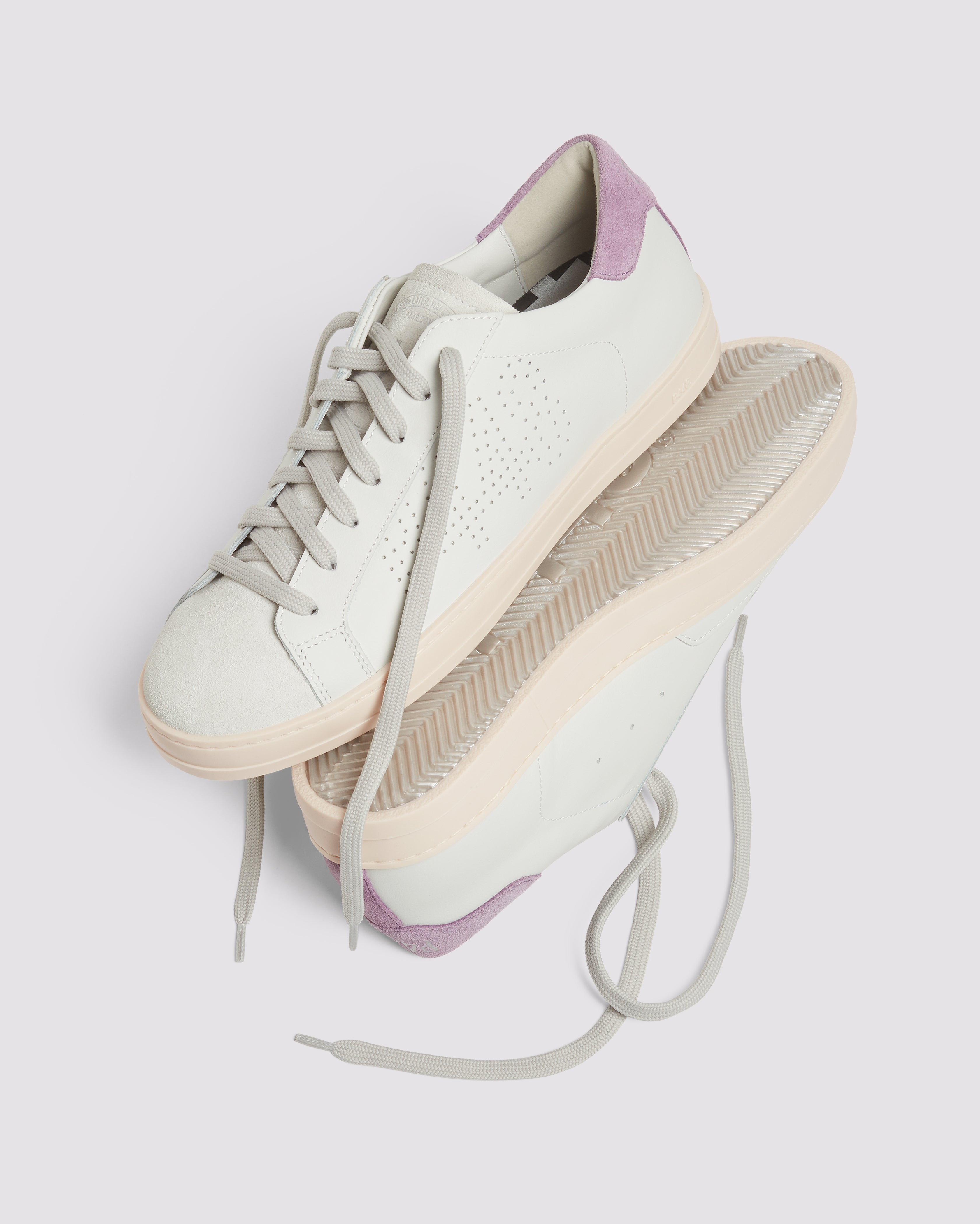 p448-john-orchid-damen-low-top-sneaker-cream-mit-flieder image 3