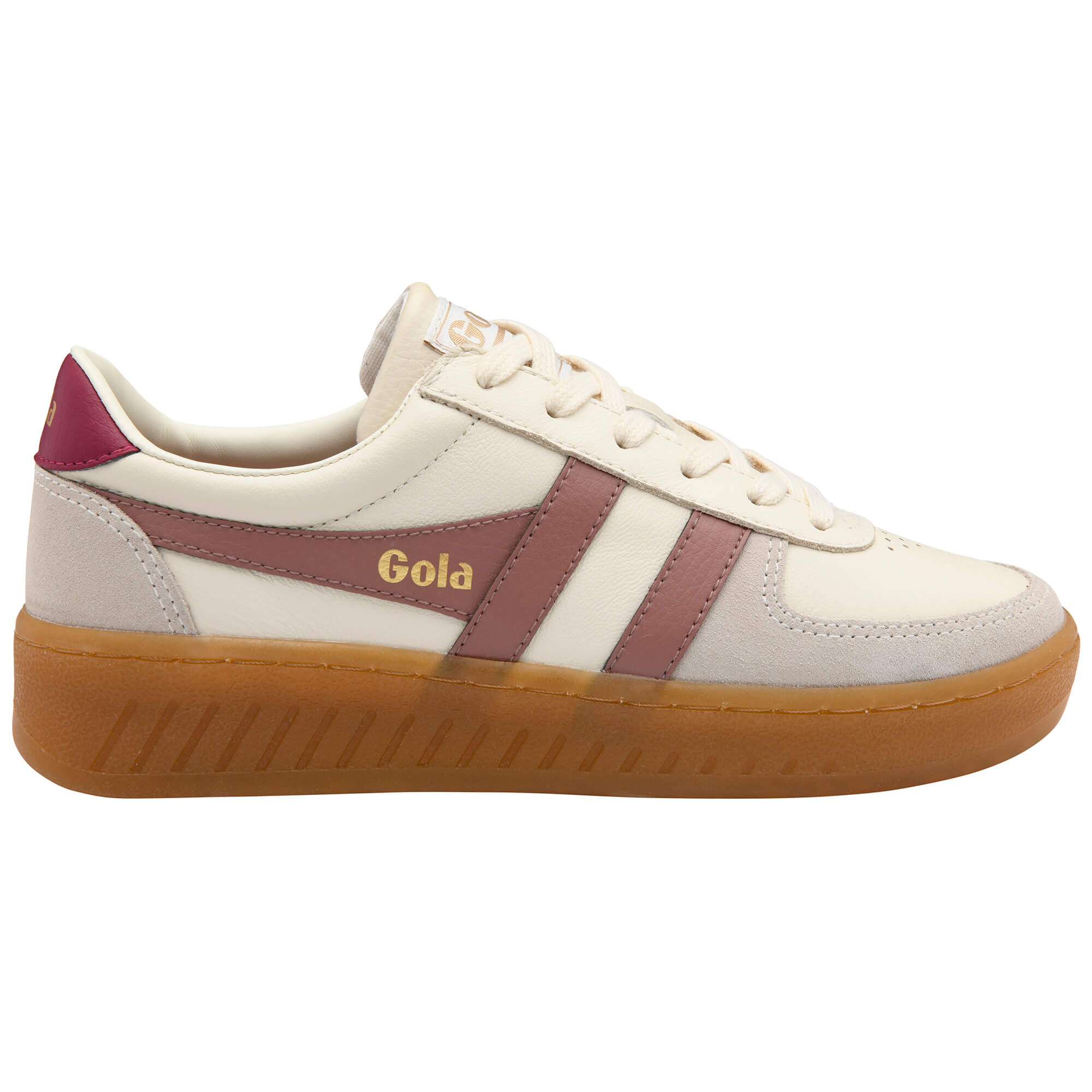 gola-grandslam-elite-damen-sneaker-cremewei-braunrot image 1