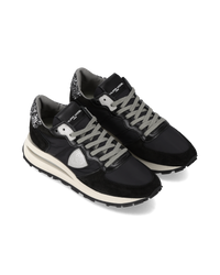 philippe-model-tropez-haute-damen-sneaker-schwarz-silber-mit-pailletten-fersenka image 4