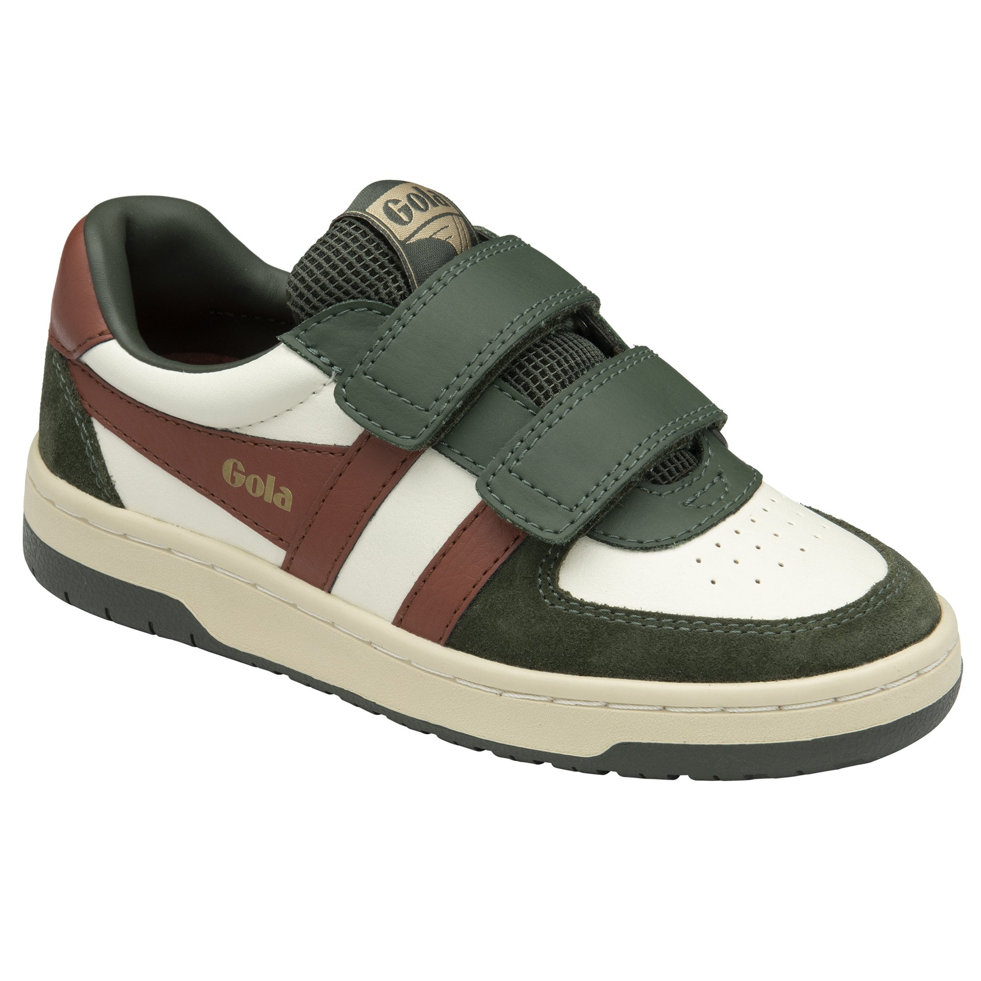 gola-hawk-strap-sneaker-f-r-kinder-off-white-khaki-rostrot image 2