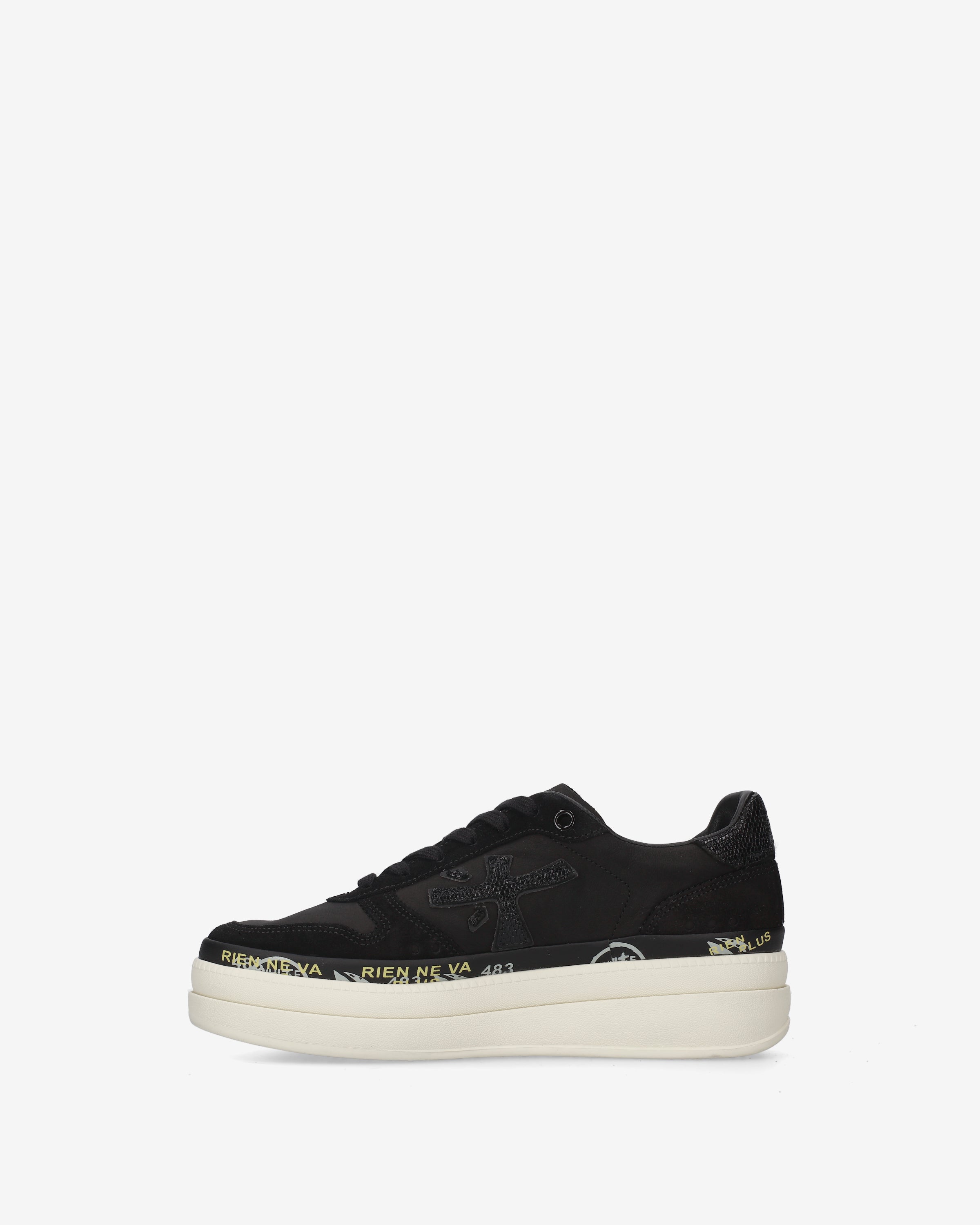premiata-micol-8567-sneaker-damen-schwarz-platform-5-cm image 3