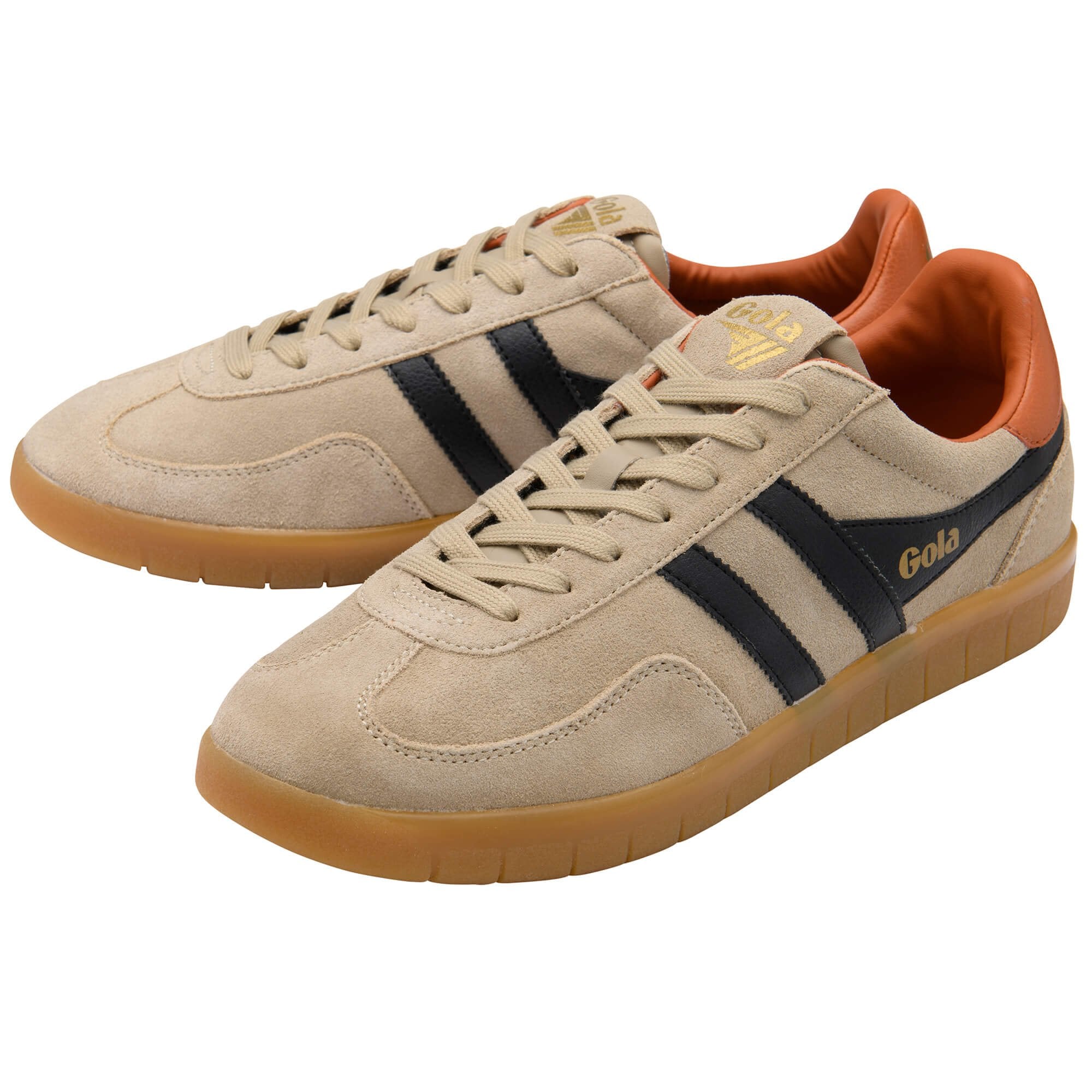 gola-atlas-herren-sneaker-wildleder-beige-schwarz-orange image 3