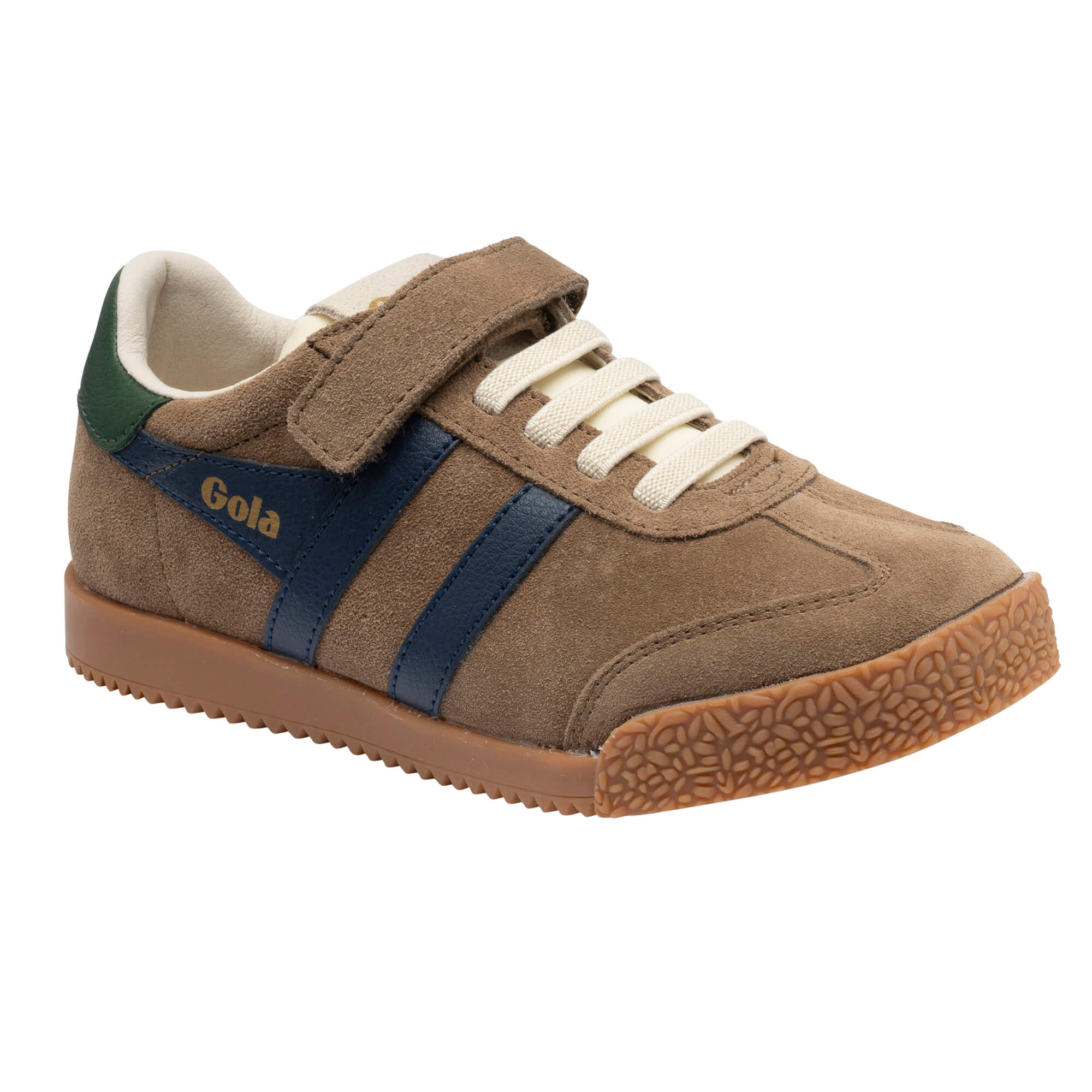 gola-elan-kinder-sneaker-wildleder-mit-klett-tabak image 2